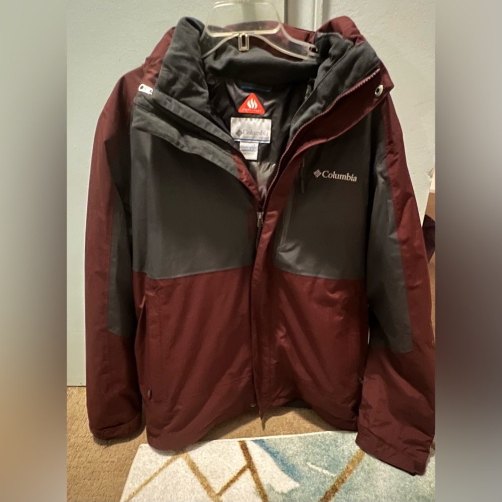 Columbia men’s omni heat interchangeable jacket.